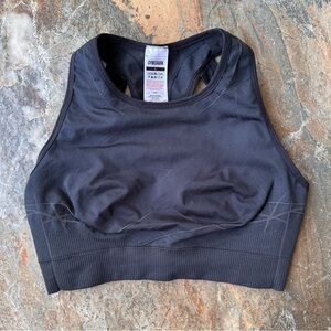 Gymshark Apex Seamless Sports Bra Women’s Size Large Black